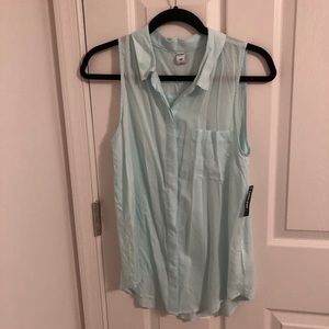 NWOT Old Navy Sleeveless Light Blue Top